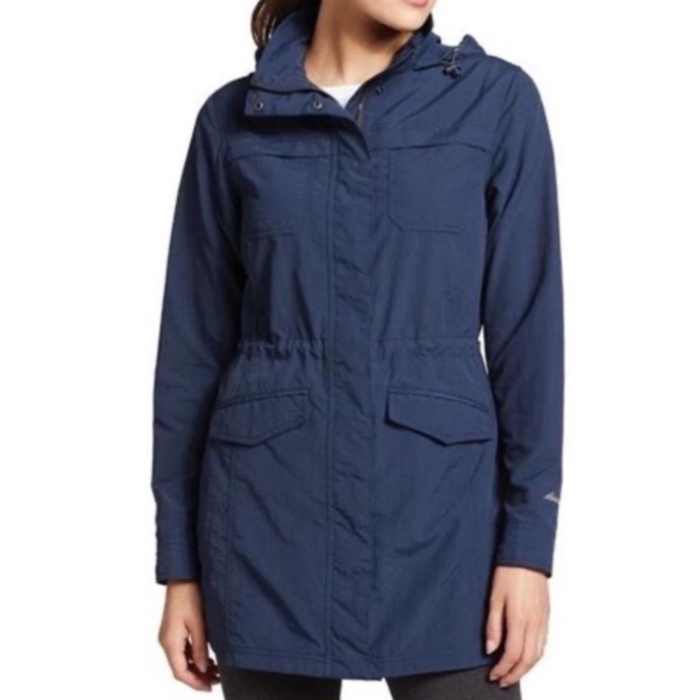 Eddie Bauer Adventurer Storm Repel DWR Finish Nylon Hiking Parka Jacket